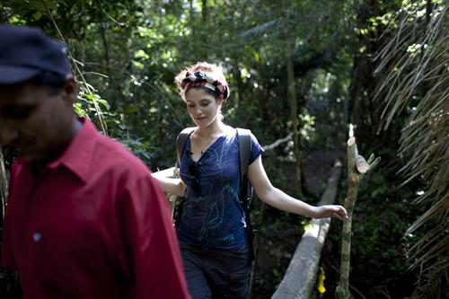 Gemma Arterton Visits Sky Rainforest Rescue, 01 Jul 2011 