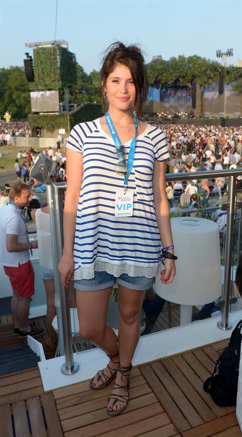 Gemma Arterton Barclaycard British Summer Time Concert - Day 2 - London, July 6, 2013 