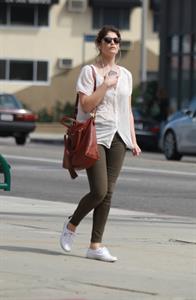 Gemma Arterton enjoys a stroll in Los Angeles on March 30, 2013