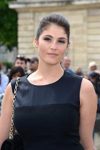 Gemma Arterton attending Christian Dior show during Paris Haute Couture Fashion Week - July 1, 2013 