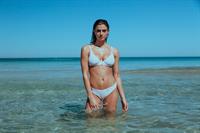 Nicole Harrison in a bikini