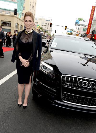 Hayley Atwell attending the  Iron Man 3  - Los Angeles Premiere, April 24, 2013