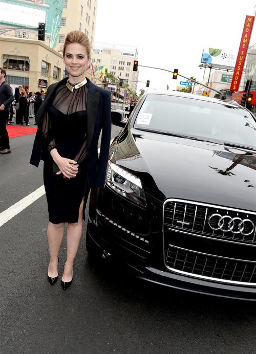 Hayley Atwell attending the  Iron Man 3  - Los Angeles Premiere, April 24, 2013