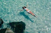 Nicole Harrison in a bikini