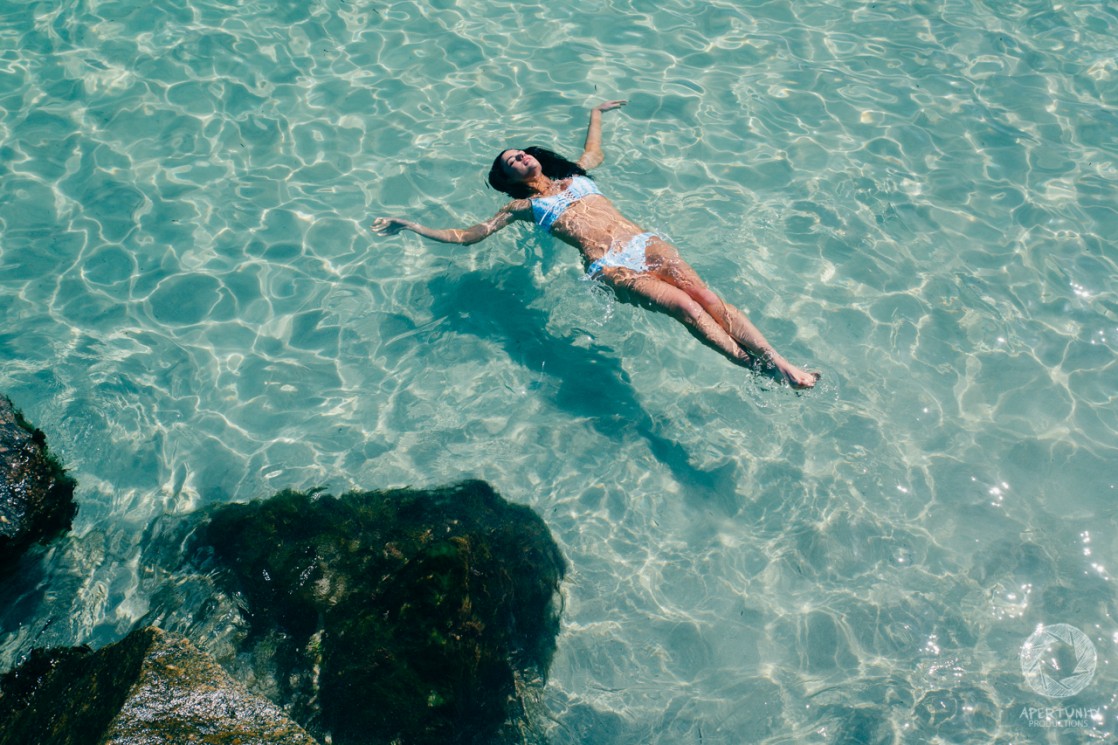 Nicole Harrison in a bikini