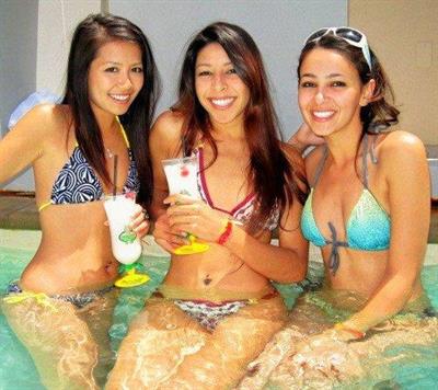 Anonymous in a bikini