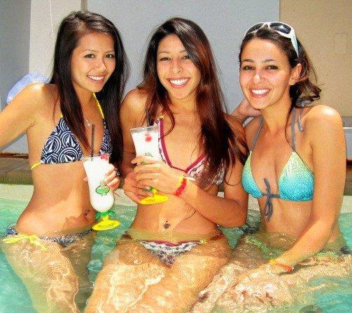 Anonymous in a bikini