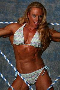 Kristy Hawkins in a bikini