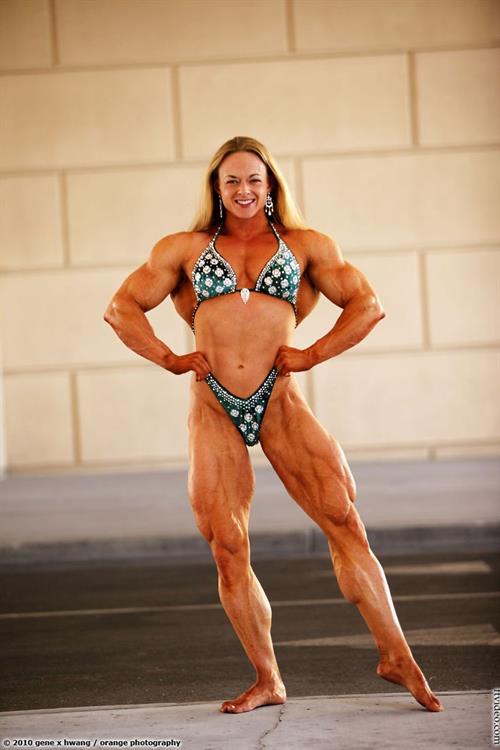 Kristy Hawkins in a bikini