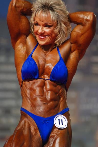 Lisa Aukland in a bikini