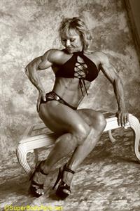 Lisa Aukland in a bikini