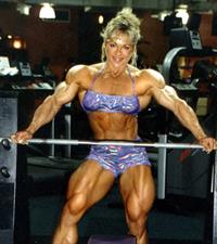 Lisa Aukland in a bikini