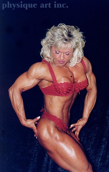 Lisa Aukland in a bikini