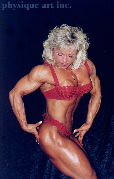 Lisa Aukland in a bikini