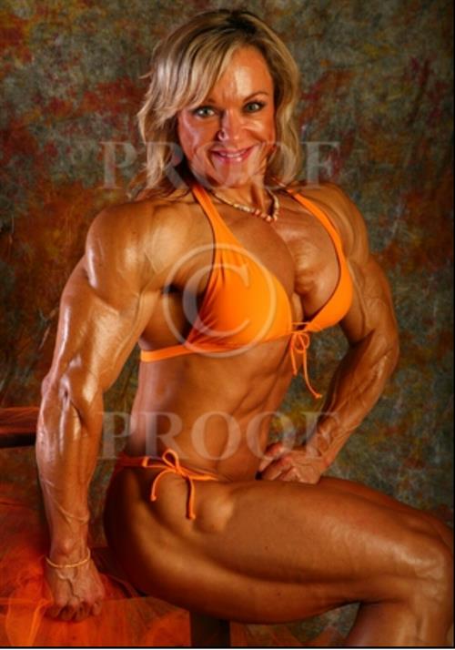 Lisa Aukland in a bikini