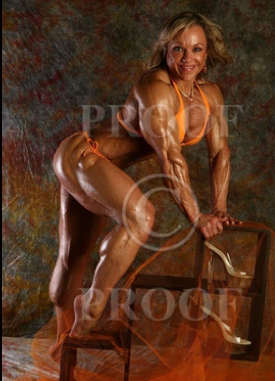 Lisa Aukland in a bikini