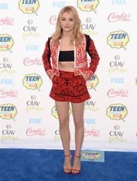 Chloe Moretz attending the 2014 Teen Choice Awards in Los Angeles on August 10, 2014