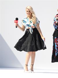 Debby Ryan attending the Teen Vogues 3rd Annual Back-to-School Saturday Kickoff Event on August 8, 2014