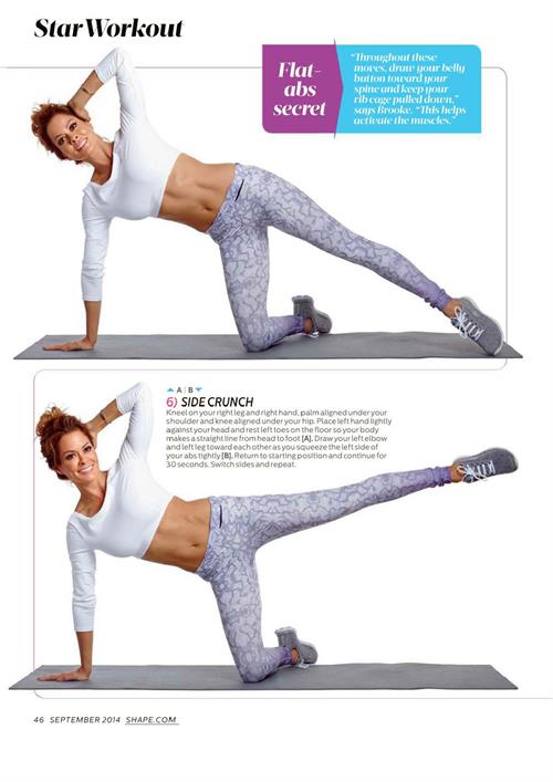 Brooke Burke-Charvet Shape Magazine September 2014