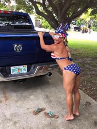 Sondra Faas in a bikini - ass