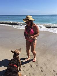 Sondra Faas in a bikini