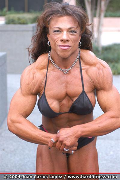 Sondra Faas in a bikini