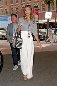 Jessica Alba out and about in NYC August 05, 2014
