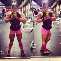 Chloe Sannito taking a selfie