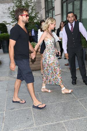 Diane Kruger and Joshua Jackson out and about in New York City August 05, 2014