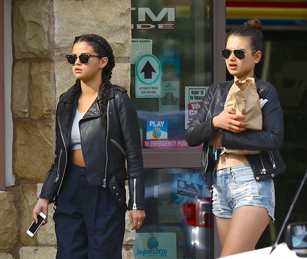 Selena Gomez leaving a convenience store in L.A.