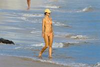 Alessandra Ambrosio has a family fun day at the beach in Malibu