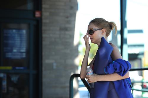 Heather Graham at yoga class in LA 7/31/13 