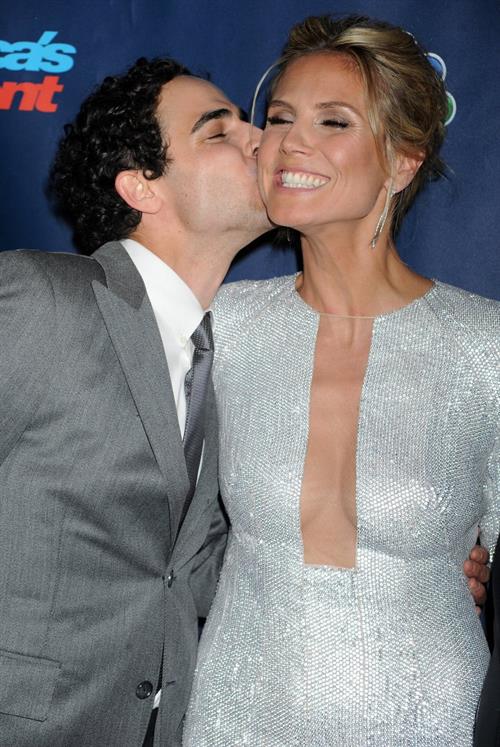Heidi Klum attending the  America's Got Talent  Post Show in New York on August 21, 2013 