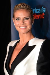 Heidi Klum attending America's Got Talent Season 8 at Radio City Music Hall in New York on August 7, 2013