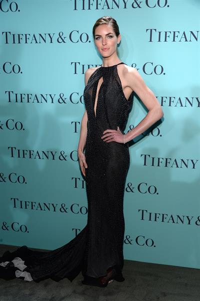 Hilary Rhoda Tiffany & Co. Celebrates Its Blue Book Ball At Rockefeller Center In New York City on April 18, 2013 