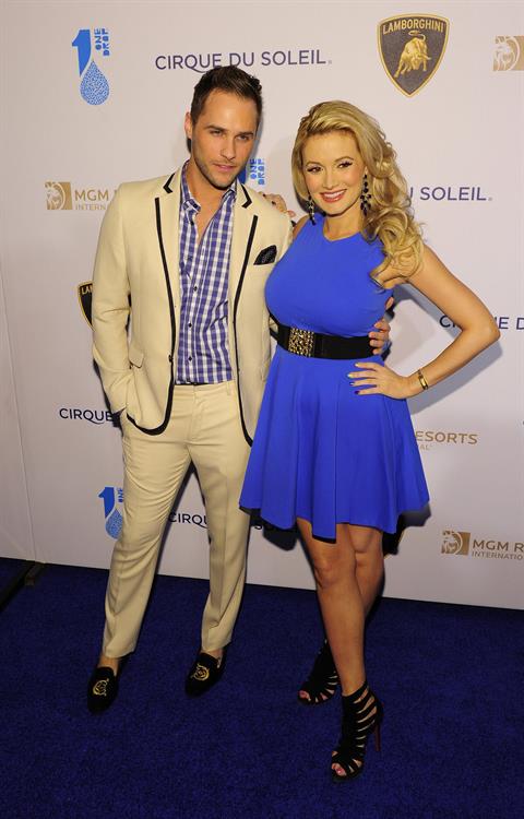 Holly Madison Cirque du Soleil Presents  One Night For ONE DROP  in Las Vegas, March 22, 2013 