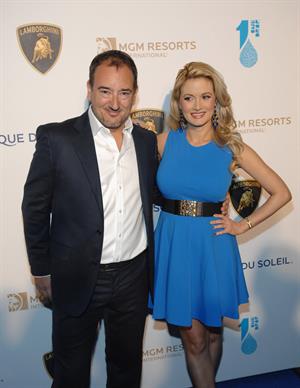 Holly Madison Cirque du Soleil Presents  One Night For ONE DROP  in Las Vegas, March 22, 2013 