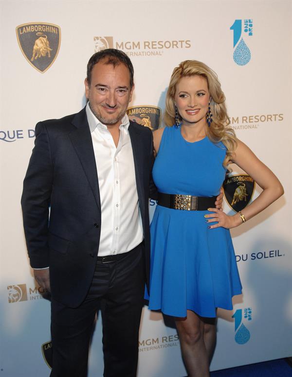 Holly Madison Cirque du Soleil Presents  One Night For ONE DROP  in Las Vegas, March 22, 2013 