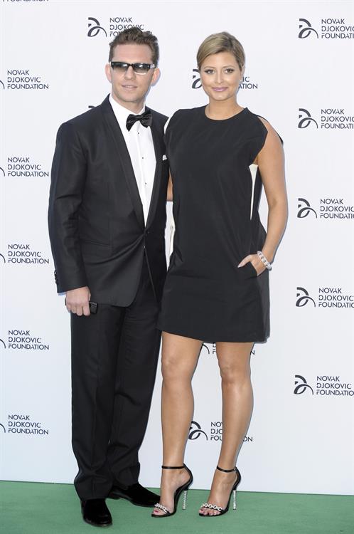 Holly Valance attending the Novak Djokovic Foundation Gala Dinner in London, July 8, 2013 