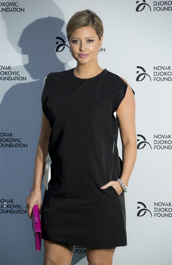 Holly Valance attending the Novak Djokovic Foundation Gala Dinner in London, July 8, 2013 