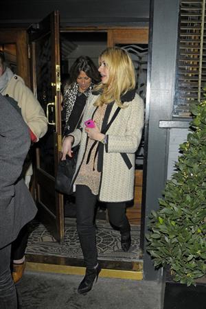 Holly Willoughby Groucho Club London - March 15, 2013 