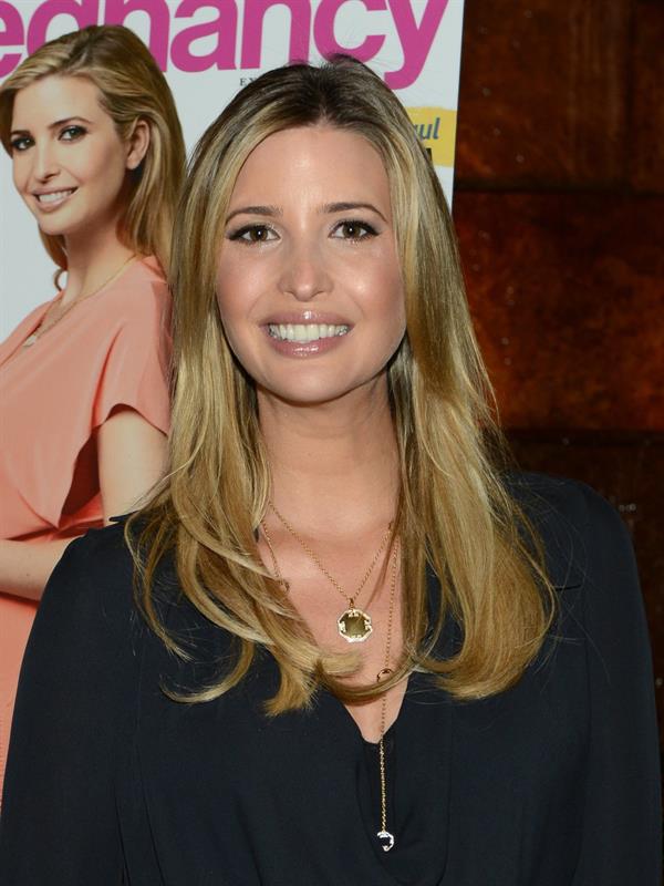 Ivanka Trump attending the Fit Pregnancy Ivanka Trump Cover Party in New York on September 17, 2013 