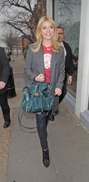 Holly Willoughby Riverside studios in London, March 6, 2013 