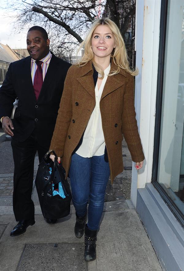 Holly Willoughby Riverside studios in London, March 13, 2013 