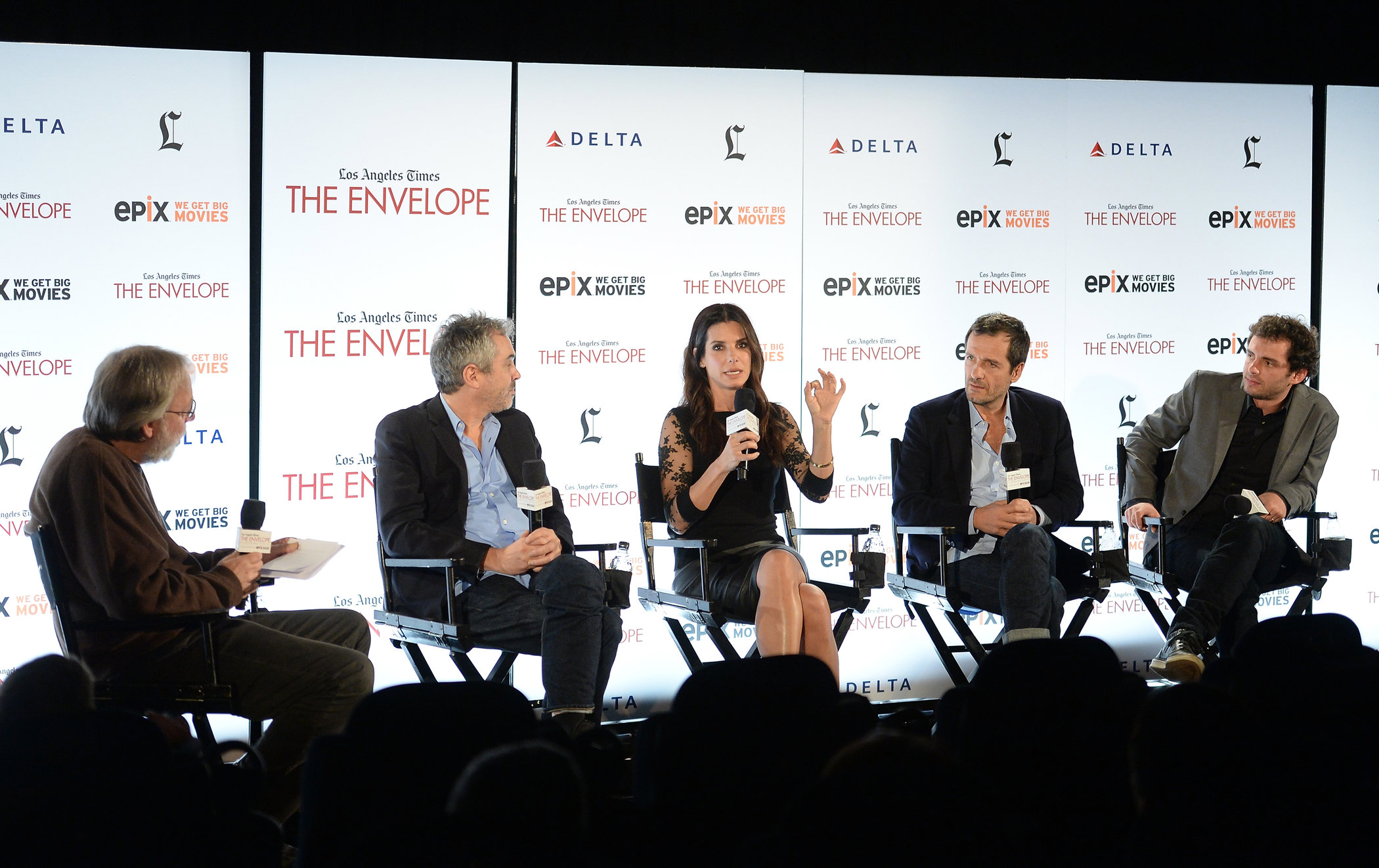 Sandra Bullock LA Times Envelopes “Gravity” screening in Shermank Oaks, November 7, 2013 