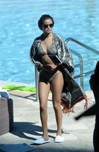 Selena Gomez Wearing a Bikini - Miami - October 28, 2013 