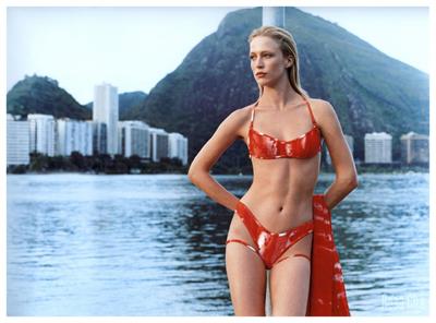 Raquel Zimmermann in a bikini