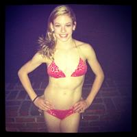 Gracie Gold in a bikini