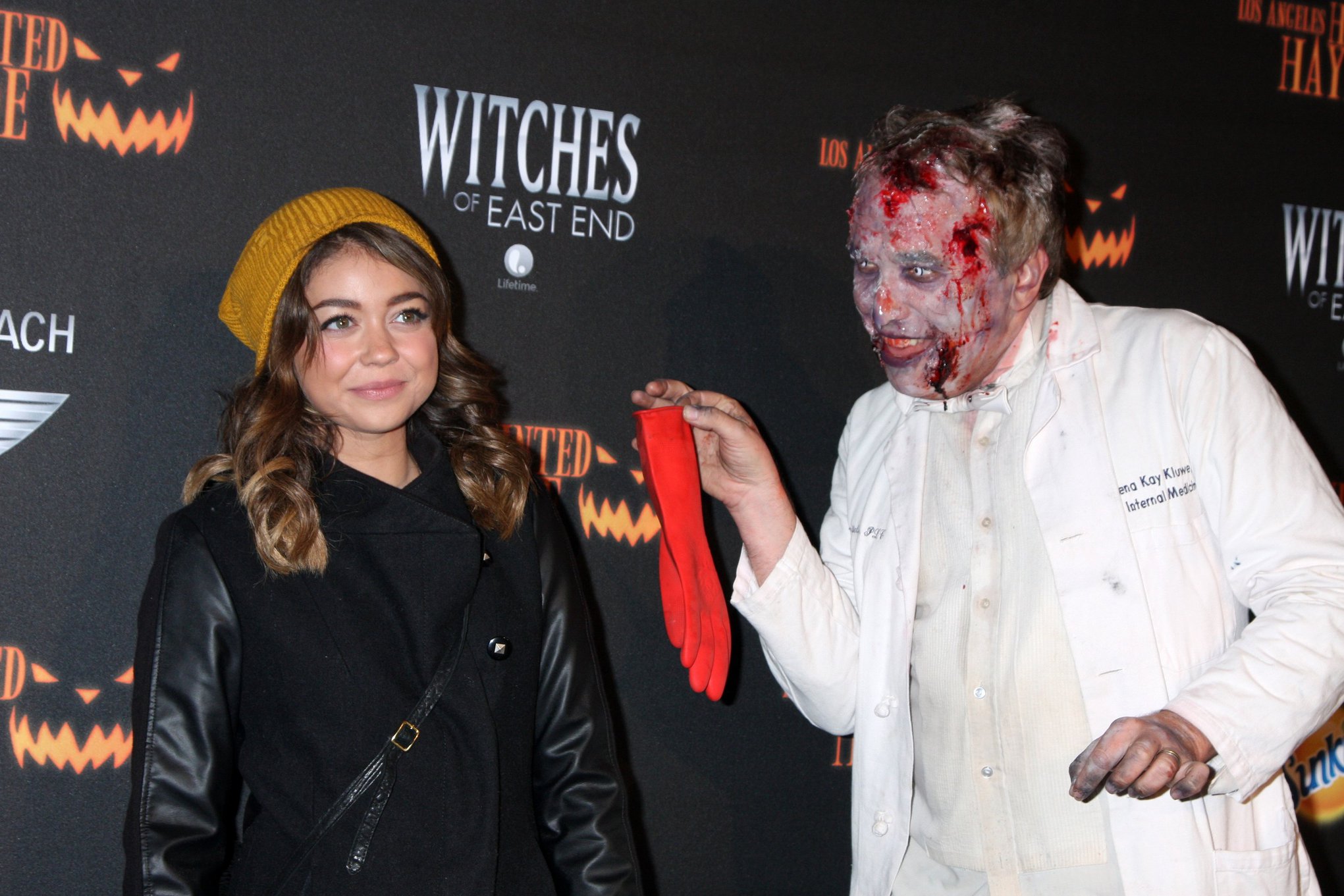 Sarah Hyland 5th Annual LA Haunted Hayride VIP Premiere Night in Los Angeles, October 10, 2013 