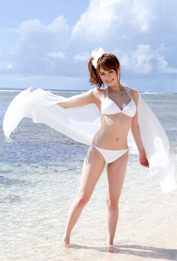 Akiho Yoshizawa in a bikini